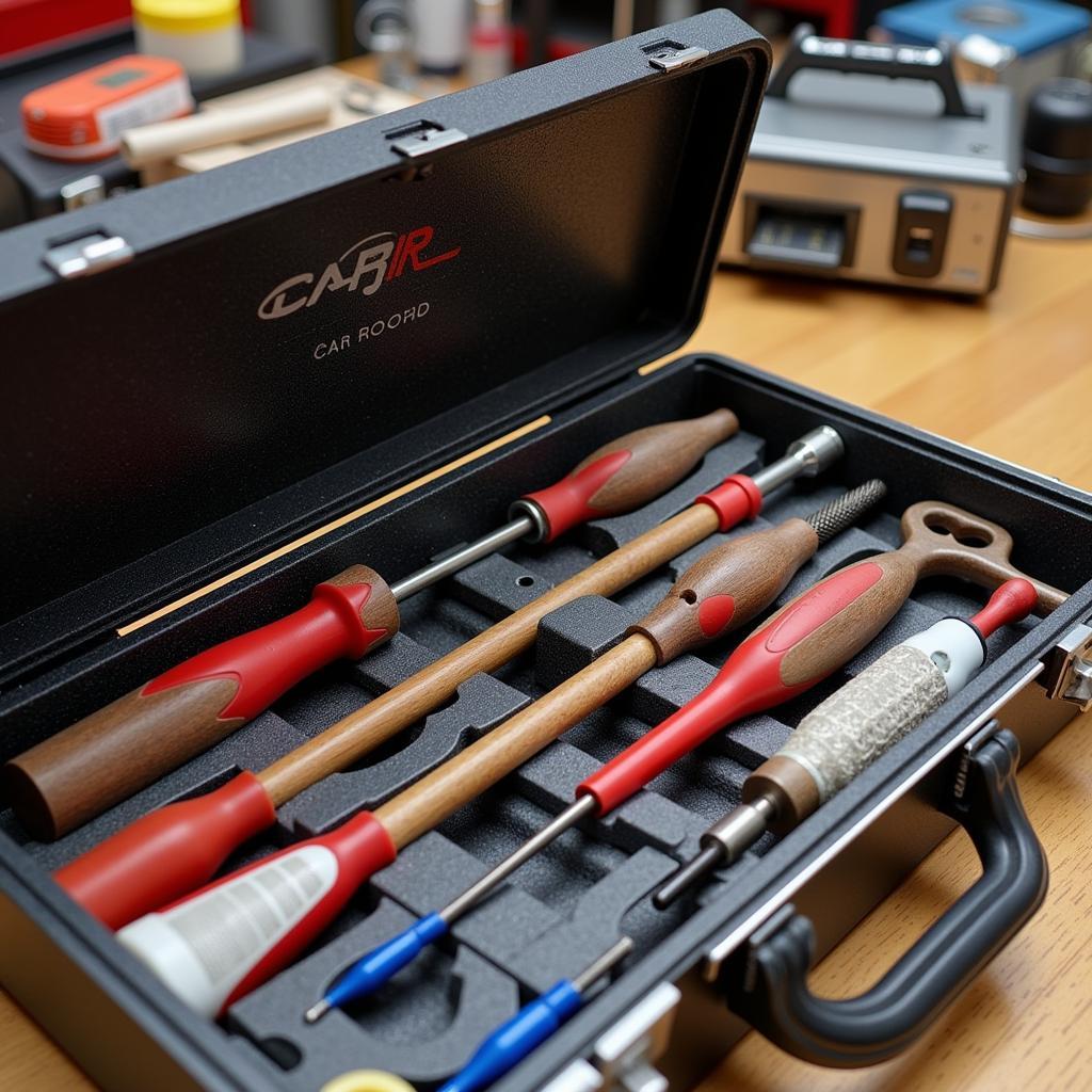 Organized Slot Car Tool Box for Maintenance