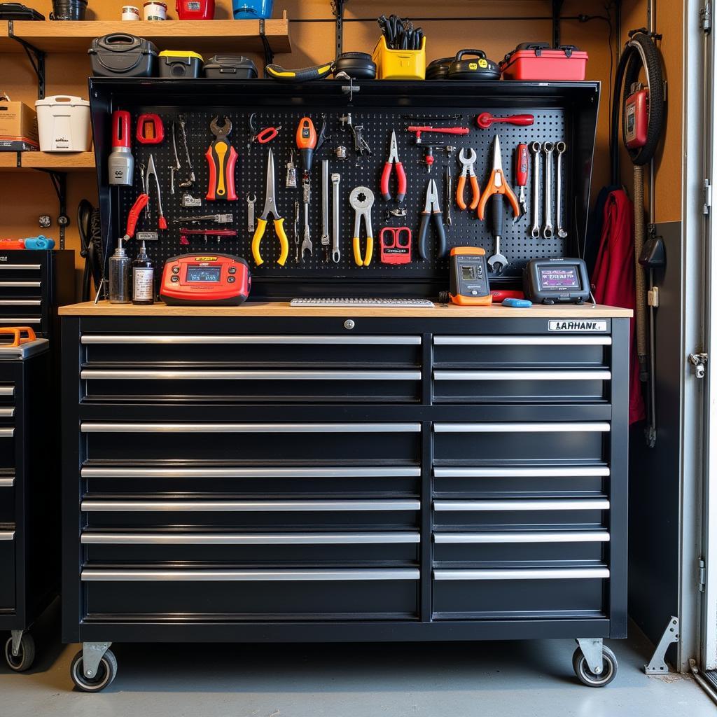 Organized Tool Chest in Garage