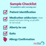 Example Paediatric Safer Nursing Care Checklist