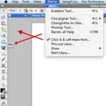 Locating the Paint Bucket Tool in Photoshop CS6 Toolbar