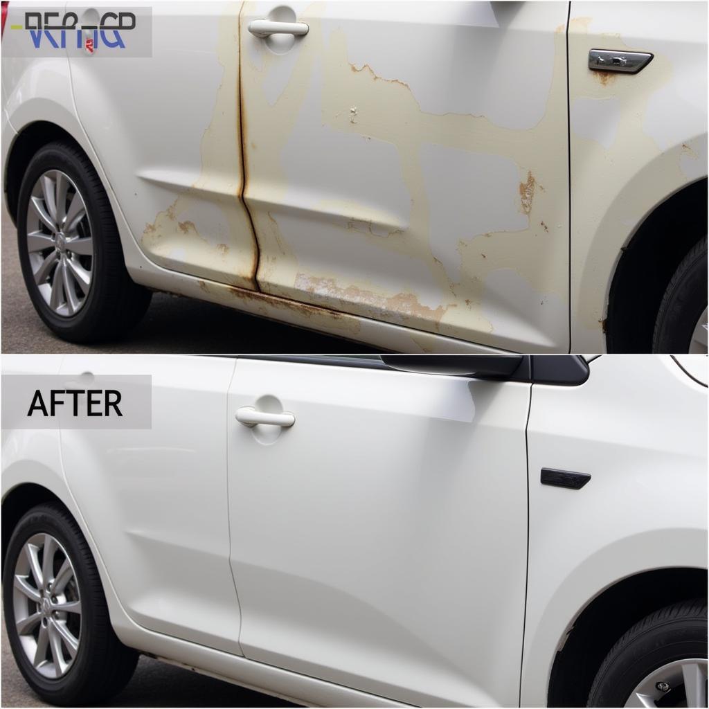 Paint Removal Before and After