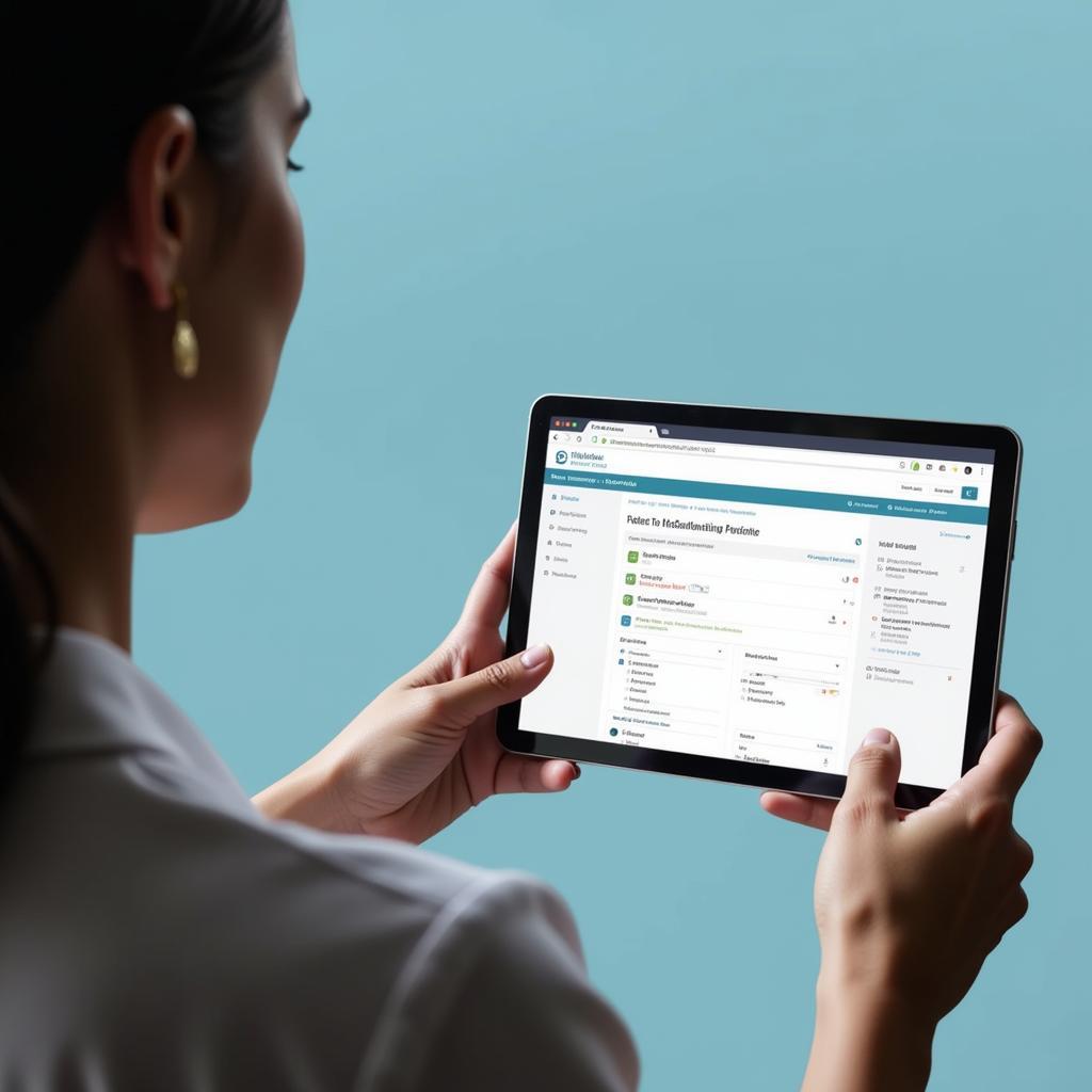 Patient Accessing Medical Records via Portal