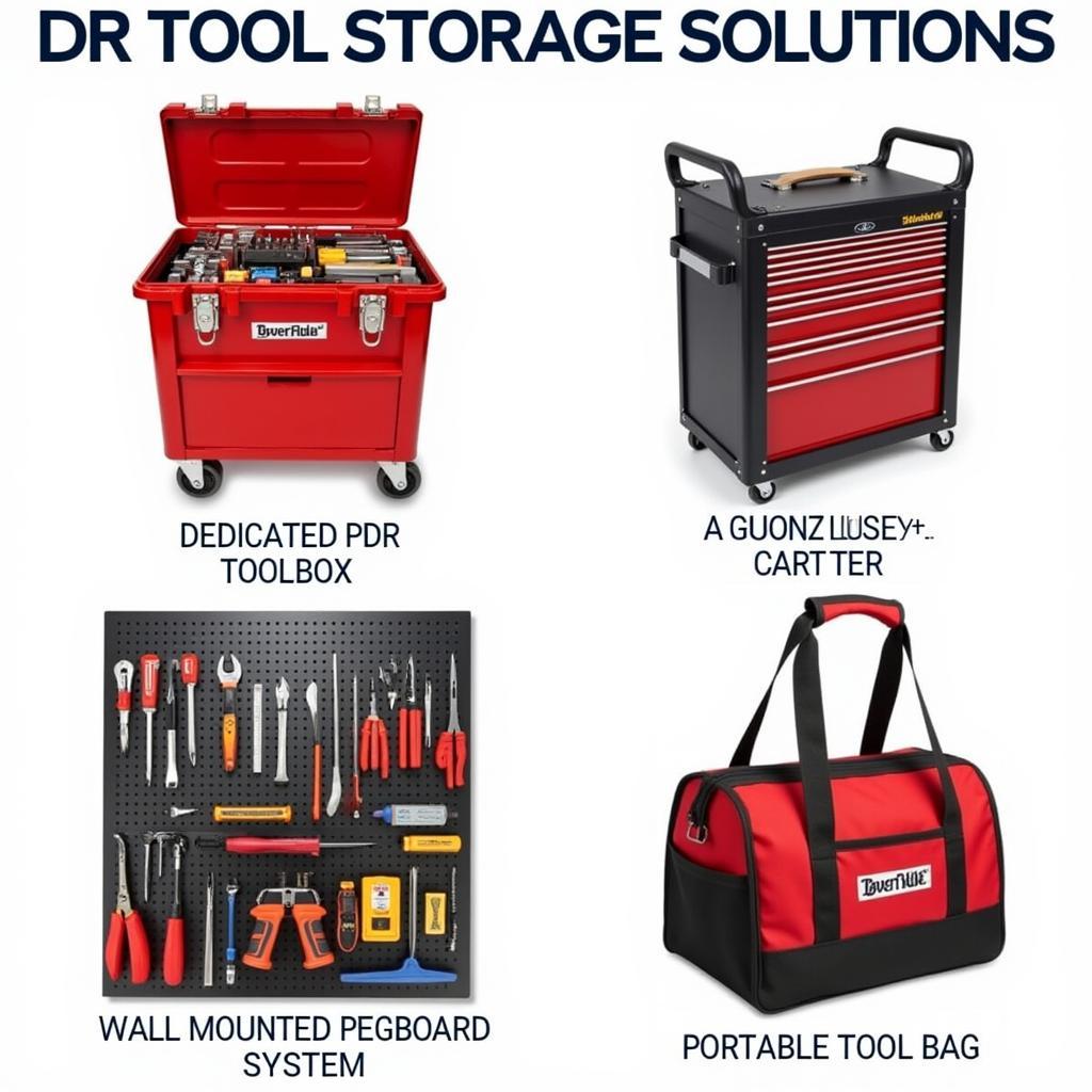 PDR Tool Storage Solutions: Explore various options for organizing your PDR tools, from dedicated toolboxes to custom-built storage systems.