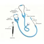 Pediatric Diagnostic Tools: Stethoscope and Otoscope