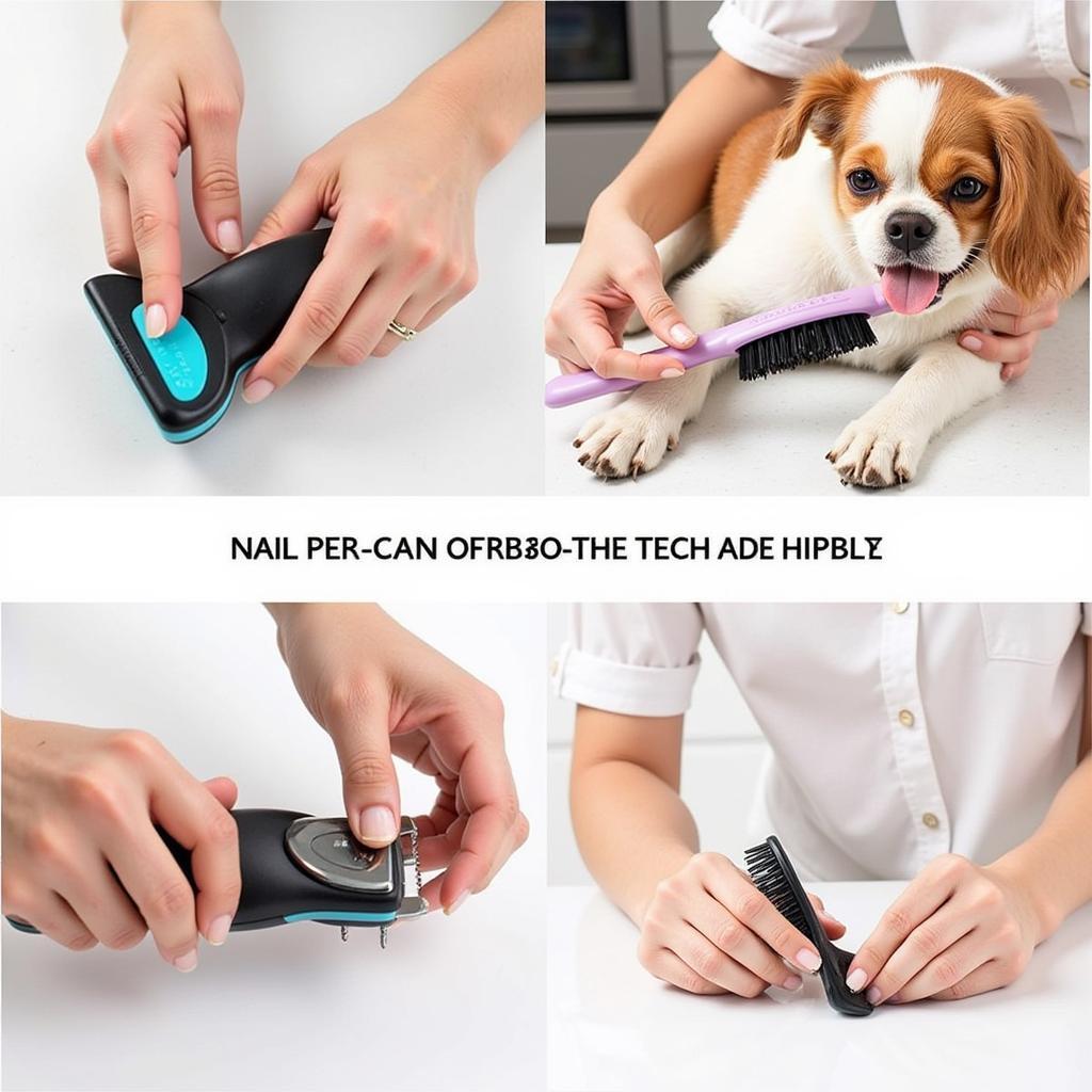 Using Pet Grooming Tools