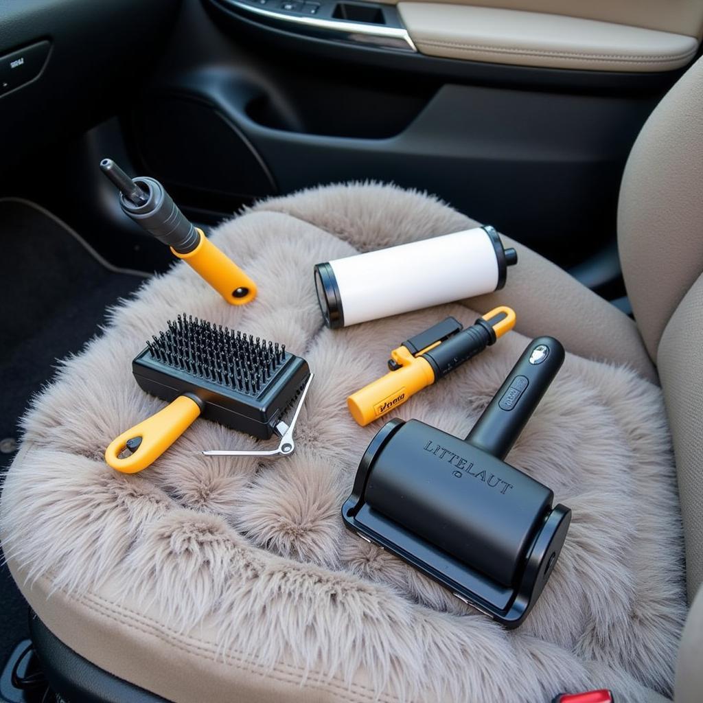 Pet Hair Remover Tools for Car Interiors