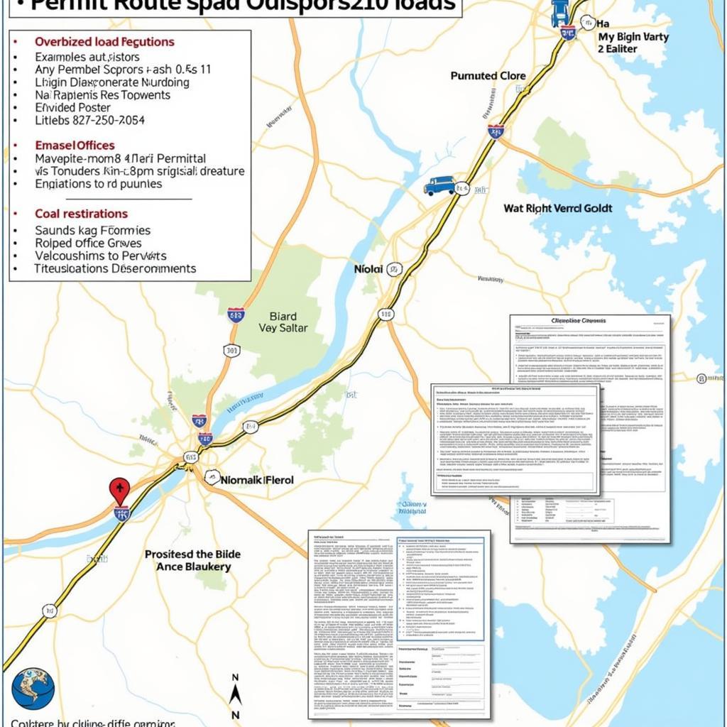 Pilot Car Regulations Map of Norfolk VA