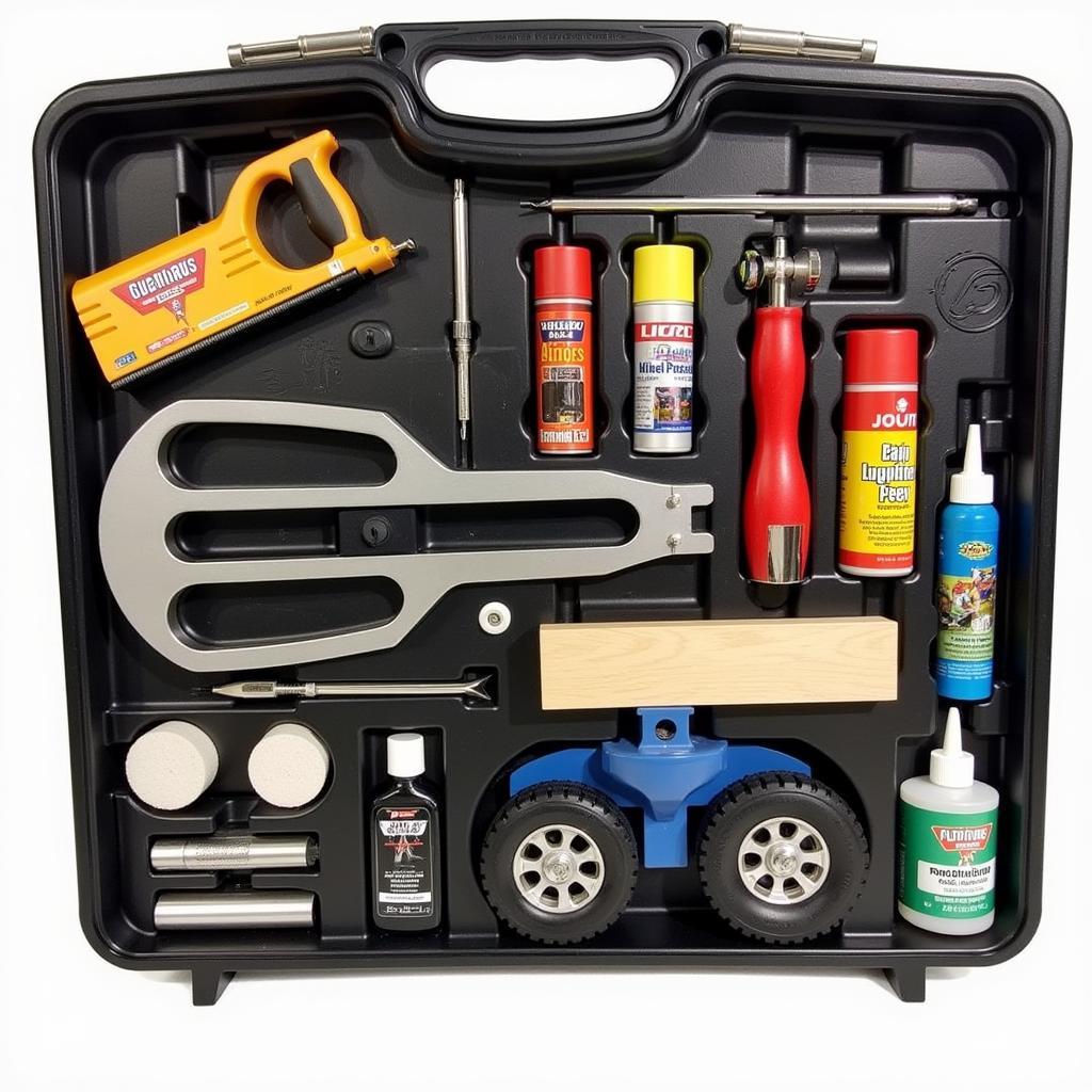 Pinewood Derby Car Complete Tool Kit