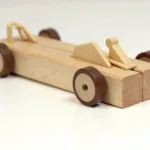 Pinewood Derby Car with Misaligned Axles