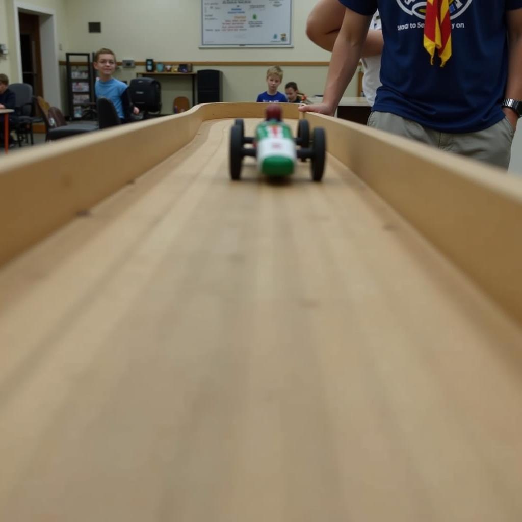 Pinewood Derby Car Testing