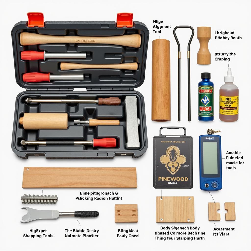 Pinewood Derby Car Tools Kit