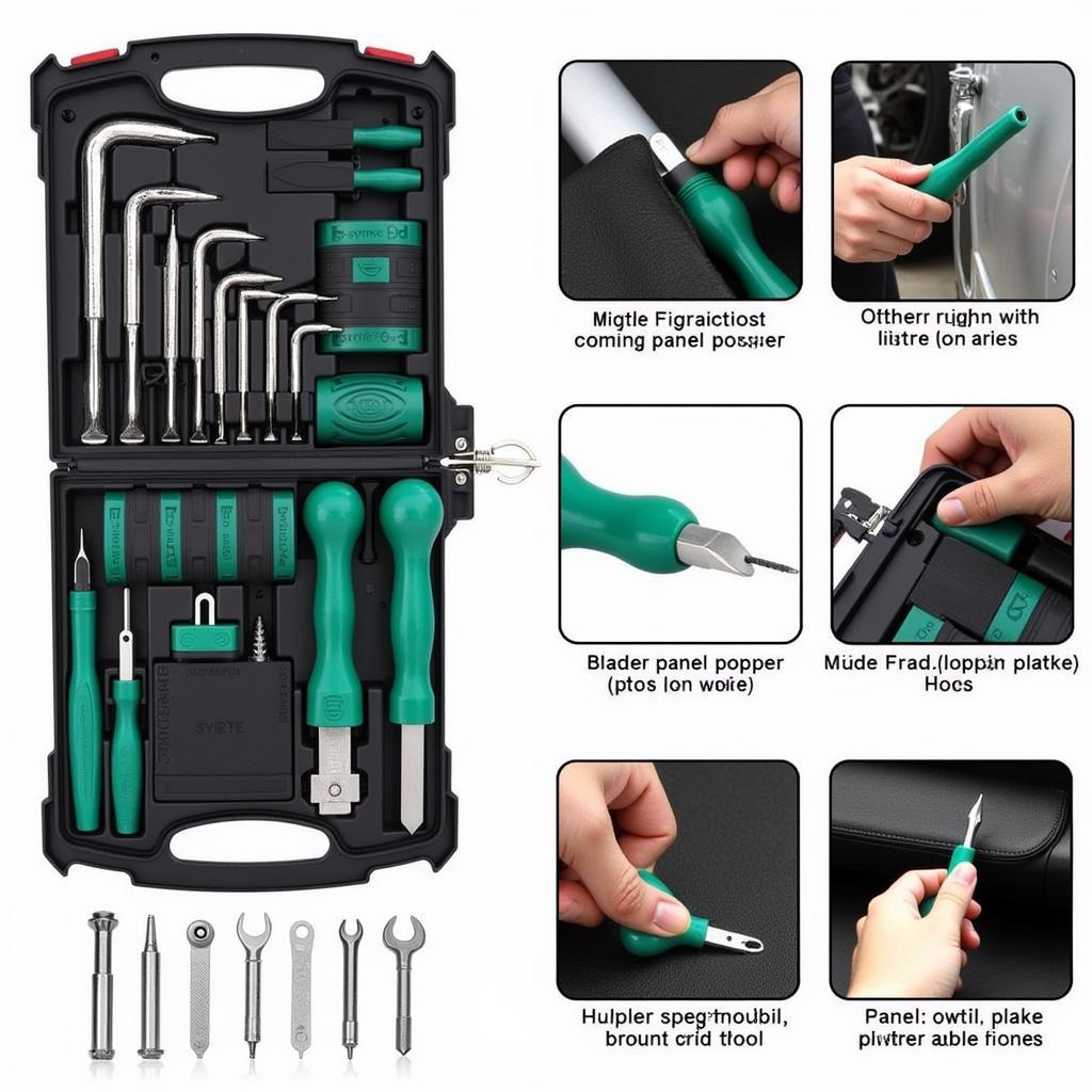 A Comprehensive Plastic Car Pick Tool Kit