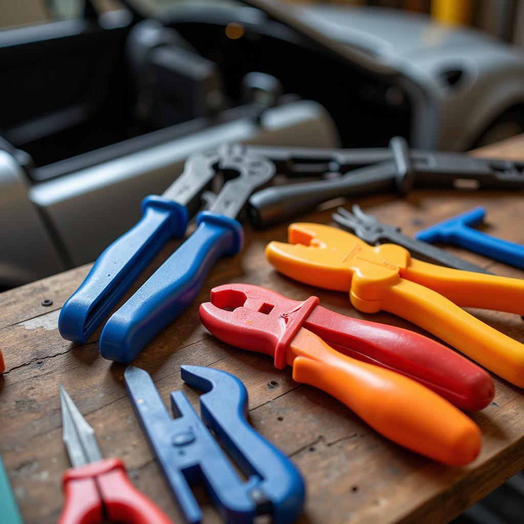 Plastic Pry Tool Set for Car Interior Trim Removal