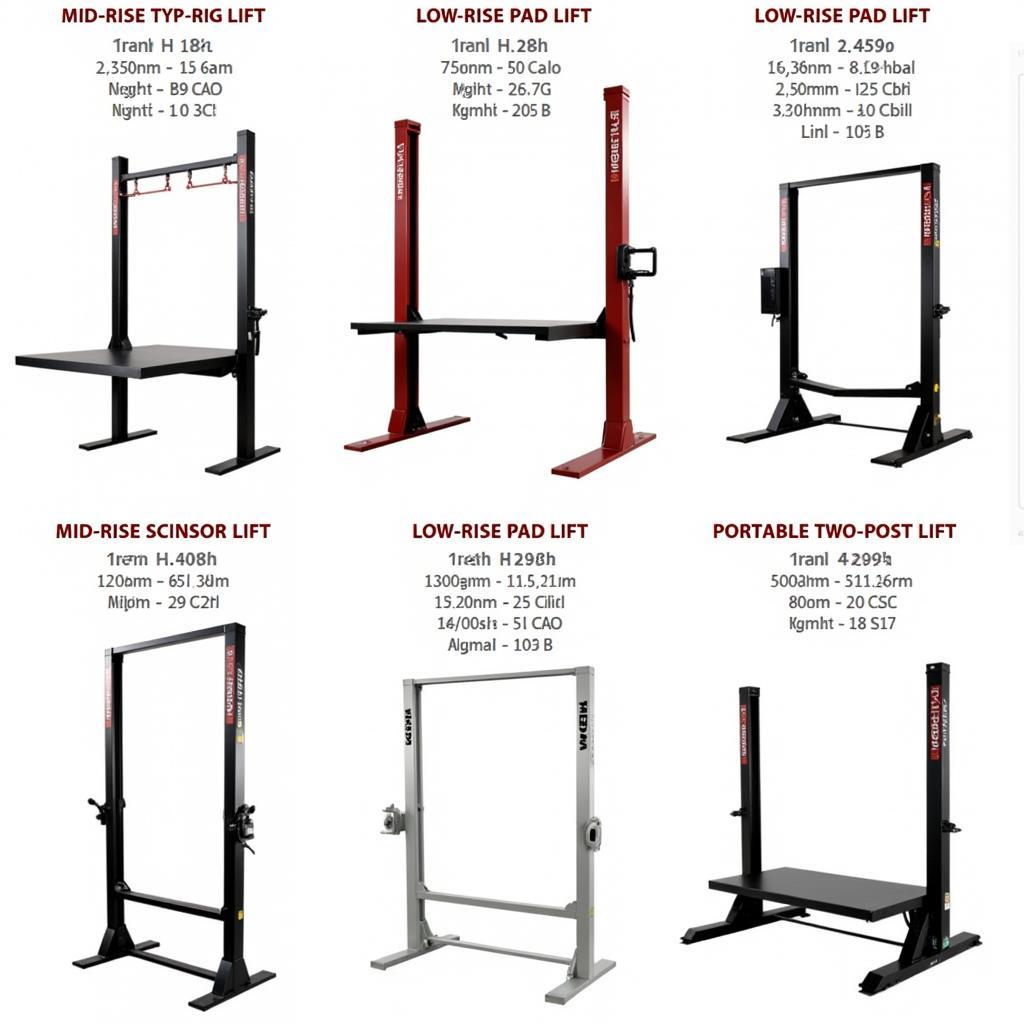 Different Types of PM Tools Mobile Car Lifts