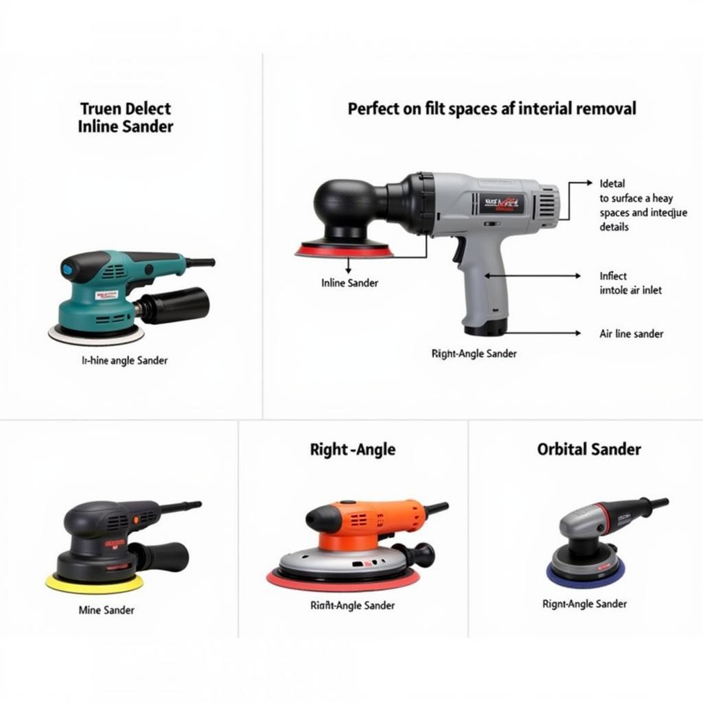 Pneumatic Sanders for Car Body Work