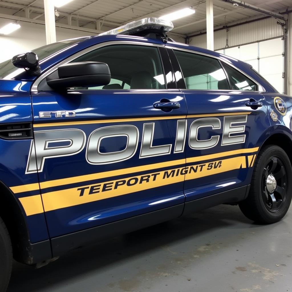 Police Car with Finished Graphics