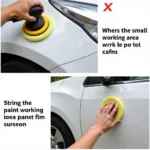 Using a Dual-Action Polisher on a Car