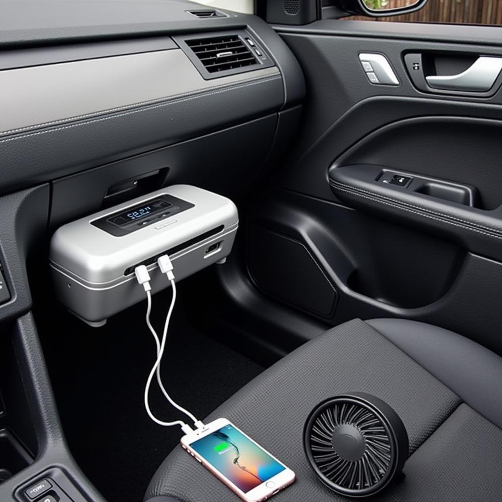 Portable Power Station Usage in Car