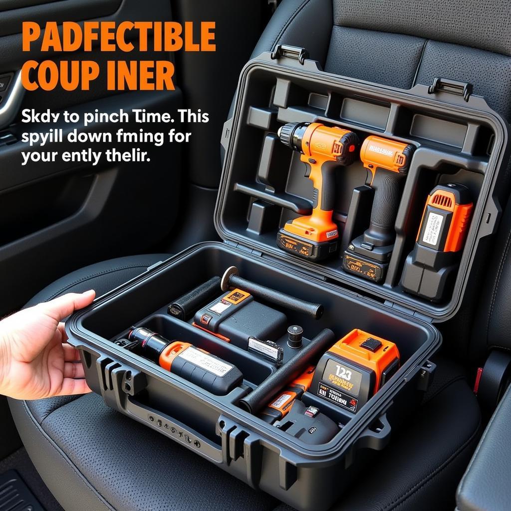 Power Tool Storage Case for Car