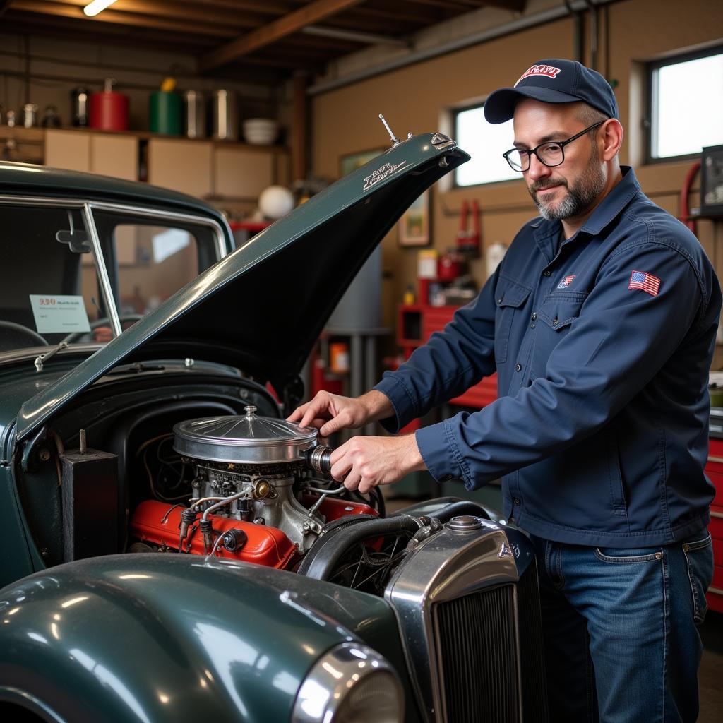 Expert Restoring a Classic Car