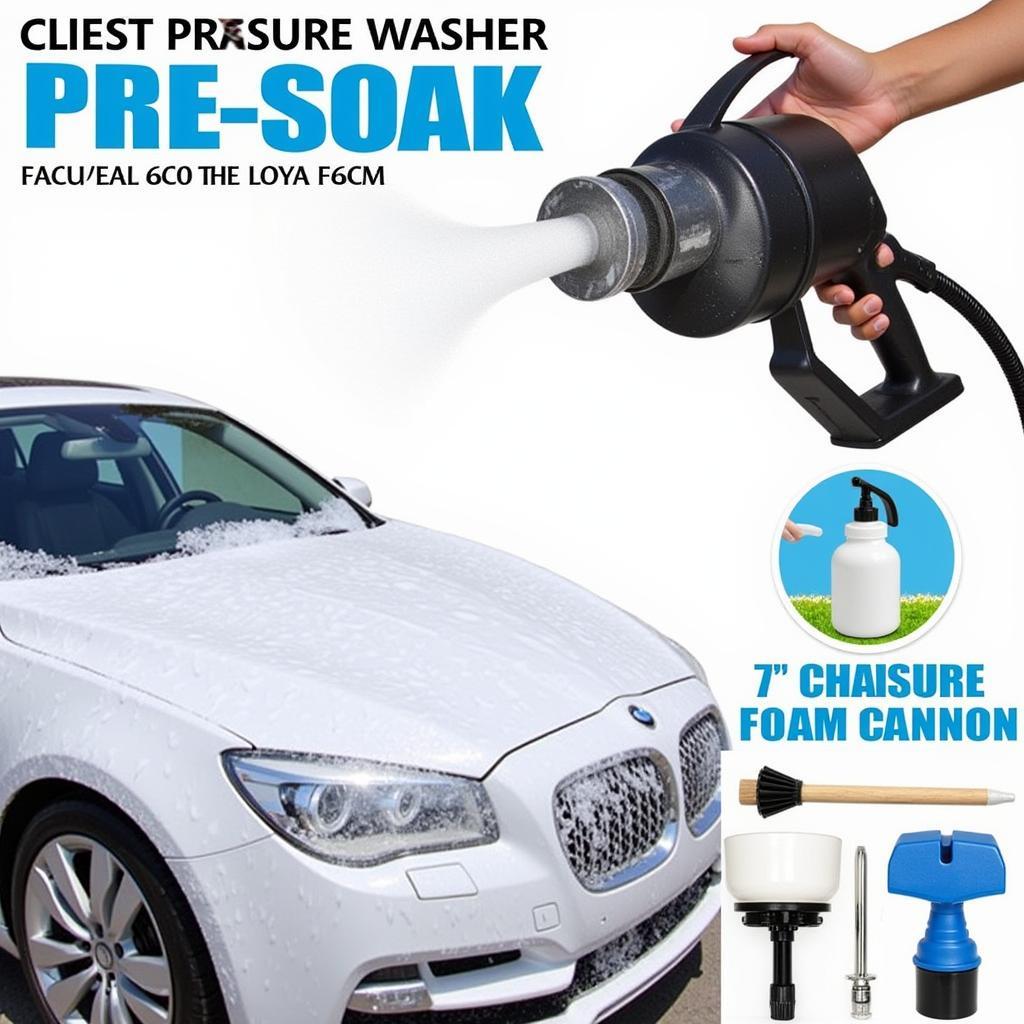 Benefits of using a pressure washer foam cannon