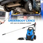 Pressure Washer with Underbody Lance Cleaning Car Undercarriage