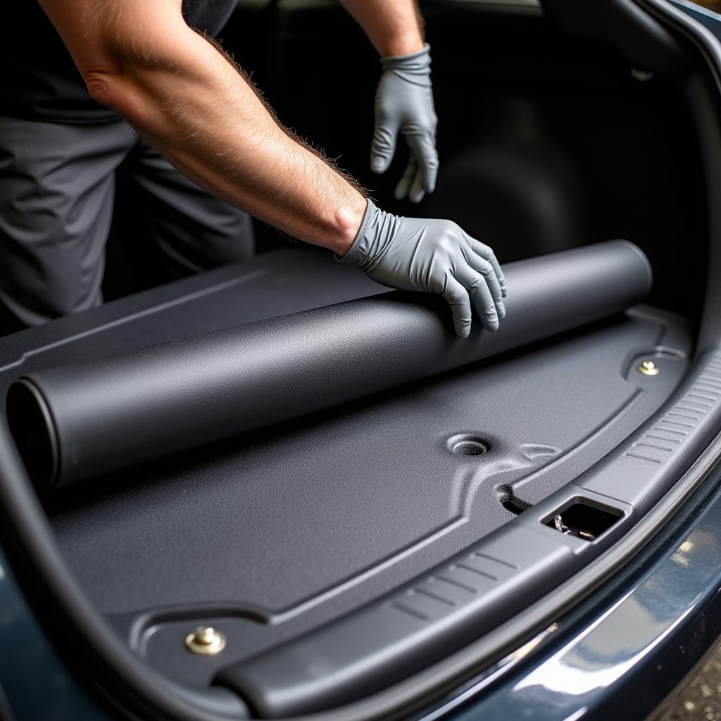 Professional Car Trunk Inlay Installation