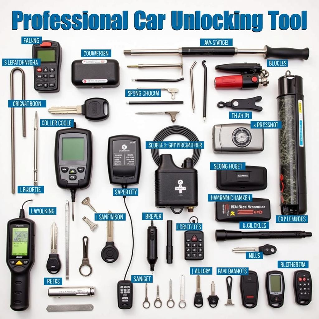 Professional Car Unlocking Tools Set