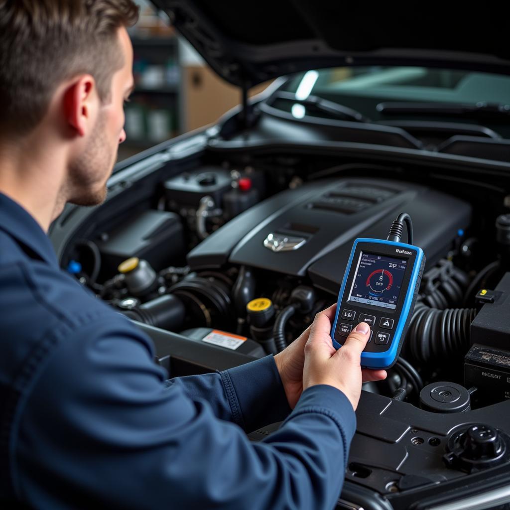 Mechanic Utilizing a BDS Scanner