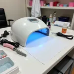 Professional Nail Salon Equipment Setup