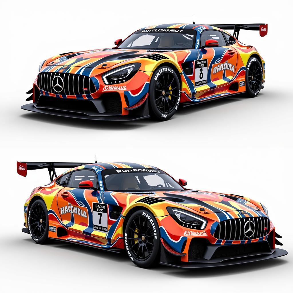 Project Car with Custom Livery