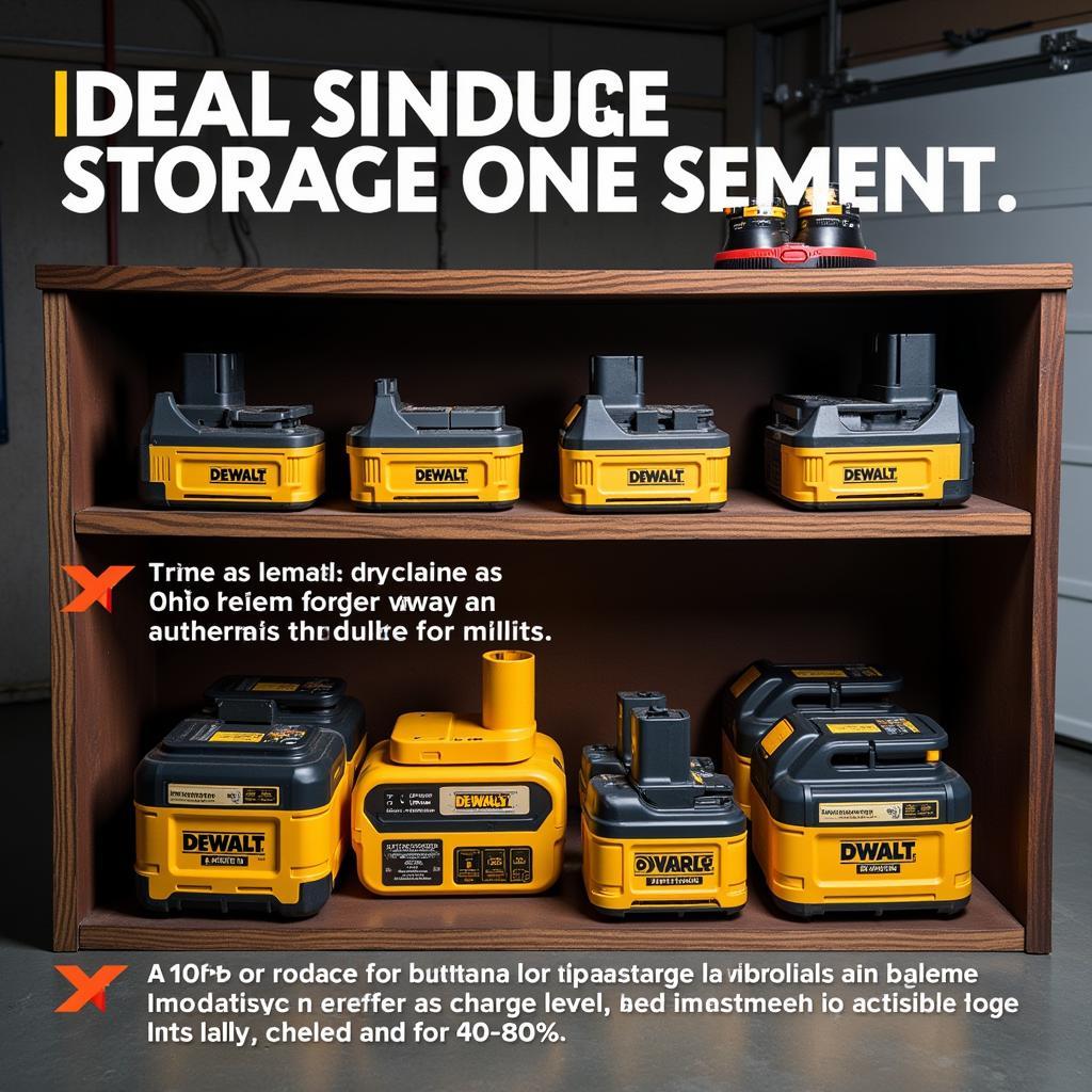 Storing Power Tool Batteries Correctly