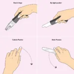 Proper Nail Care Tool Usage Demonstration