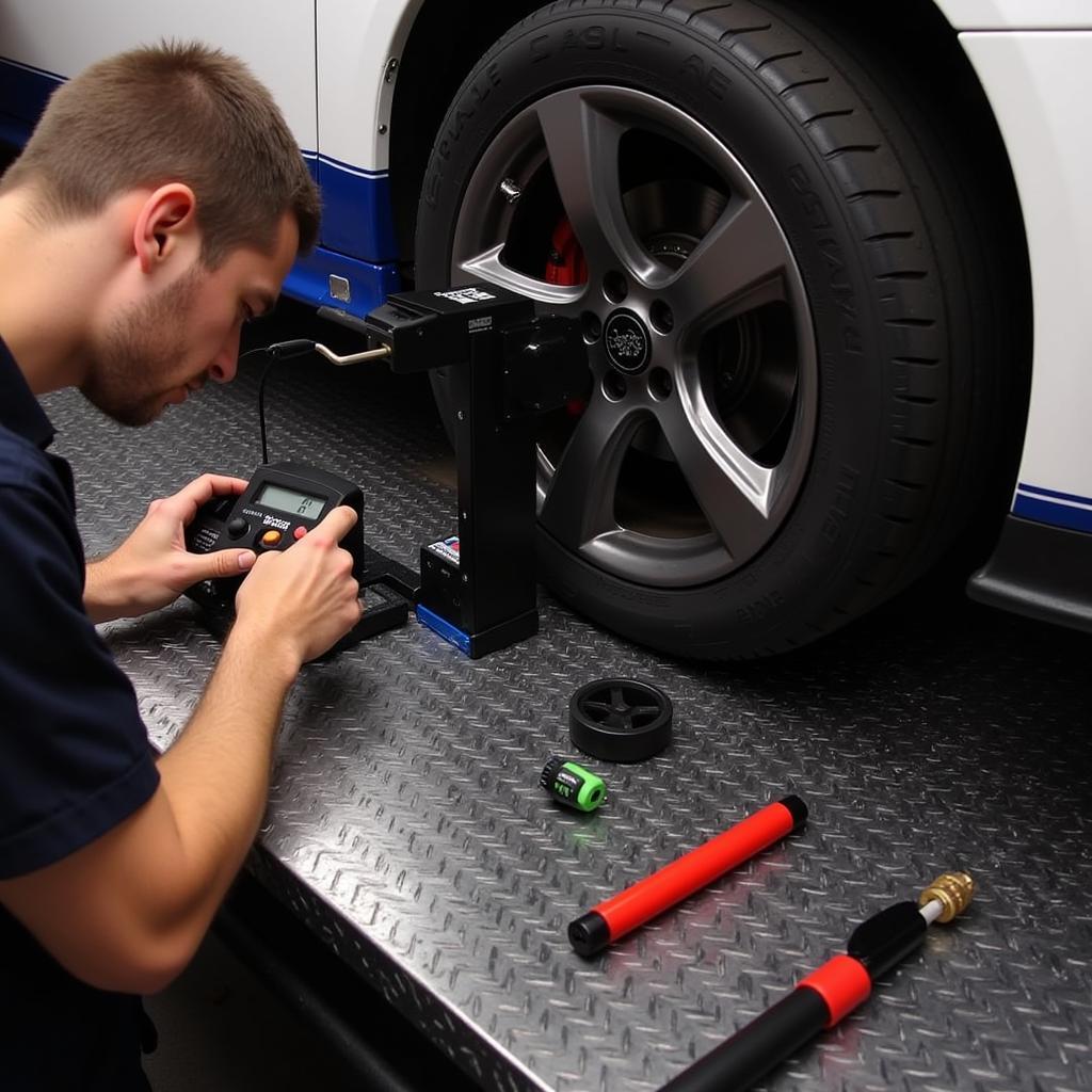 Race Car Toolbox Suspension Setup Tools