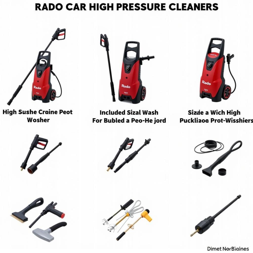 Rado Car High Pressure Cleaner Types on Amazon