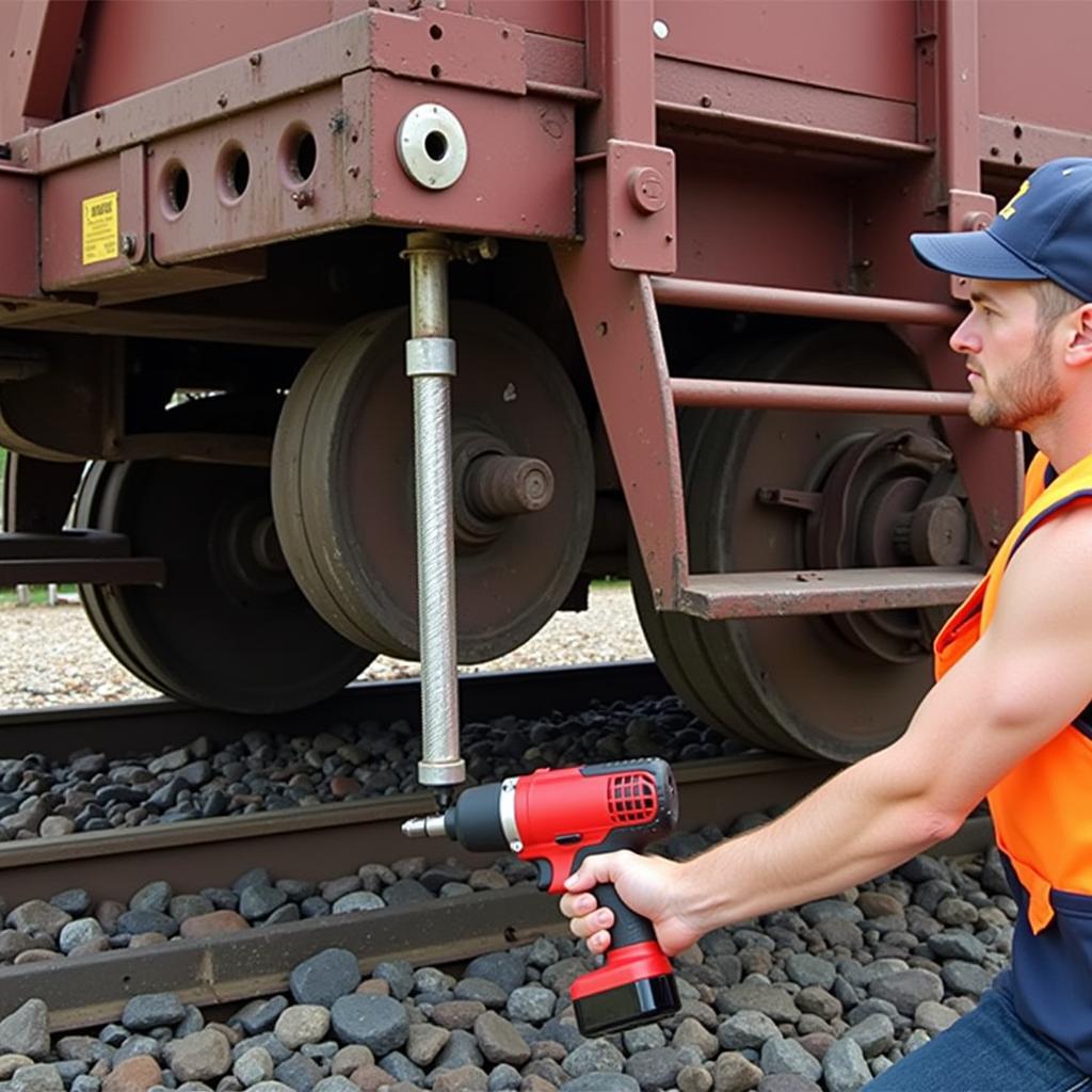 Rail Car Opening Tools: Using an Impact Wrench