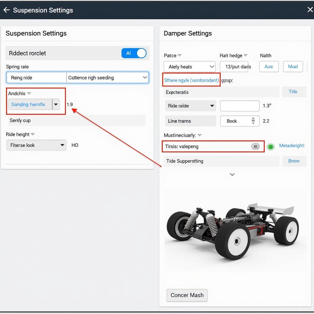 RBR Car Setup Tool - Suspension Settings