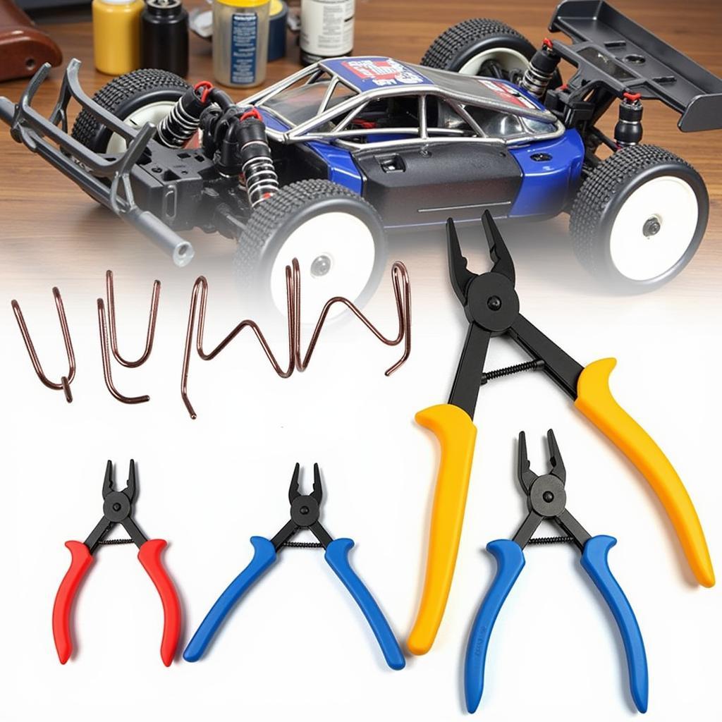 RC Car E-Clip Tool Set