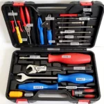 Organized RC Car Pit Tool Box with Various Tools