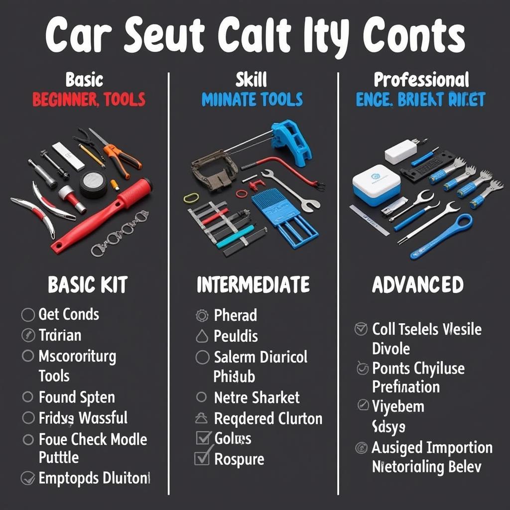 RC Car Tool Kit for Different Skill Levels