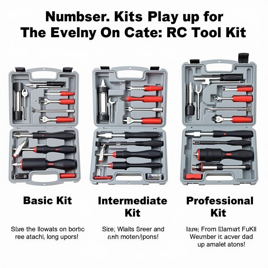 Different Types of RC Car Tools Kits