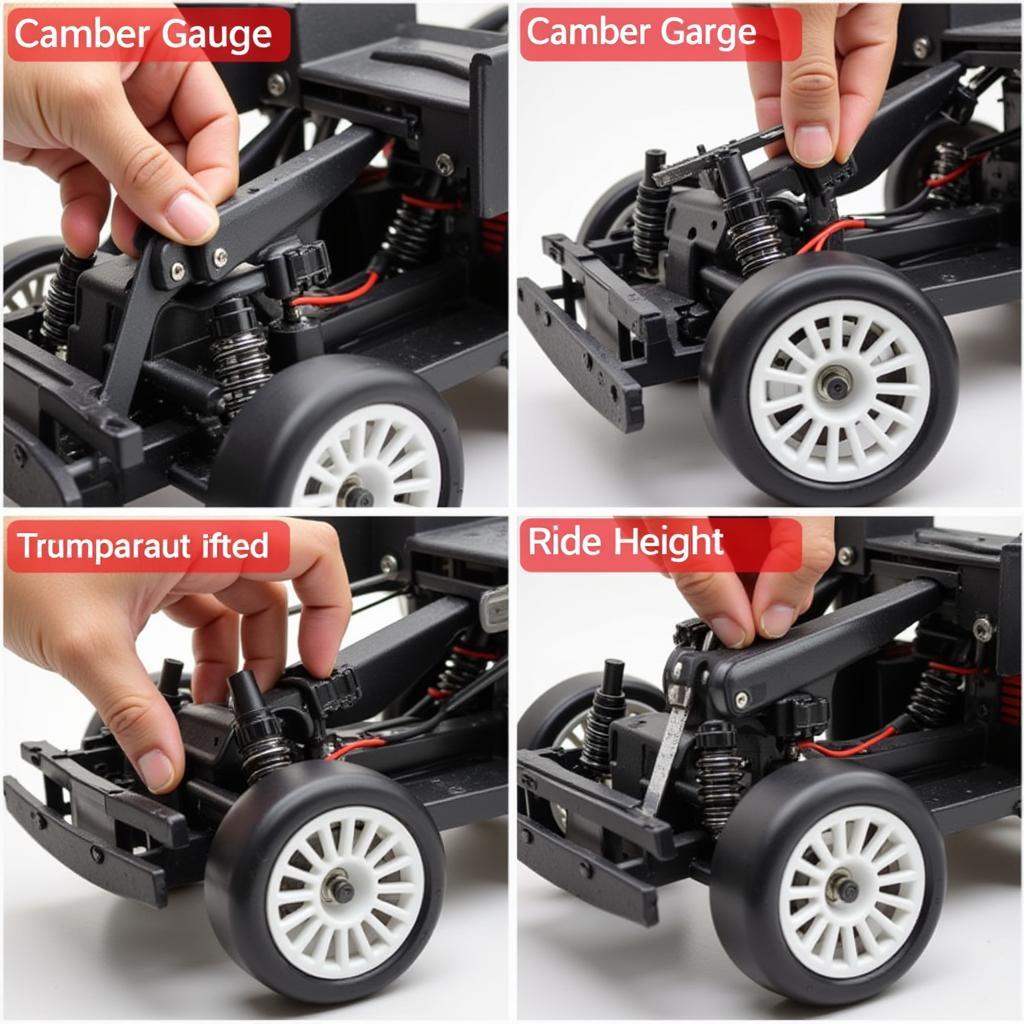 RC Drift Car Setup with Tools