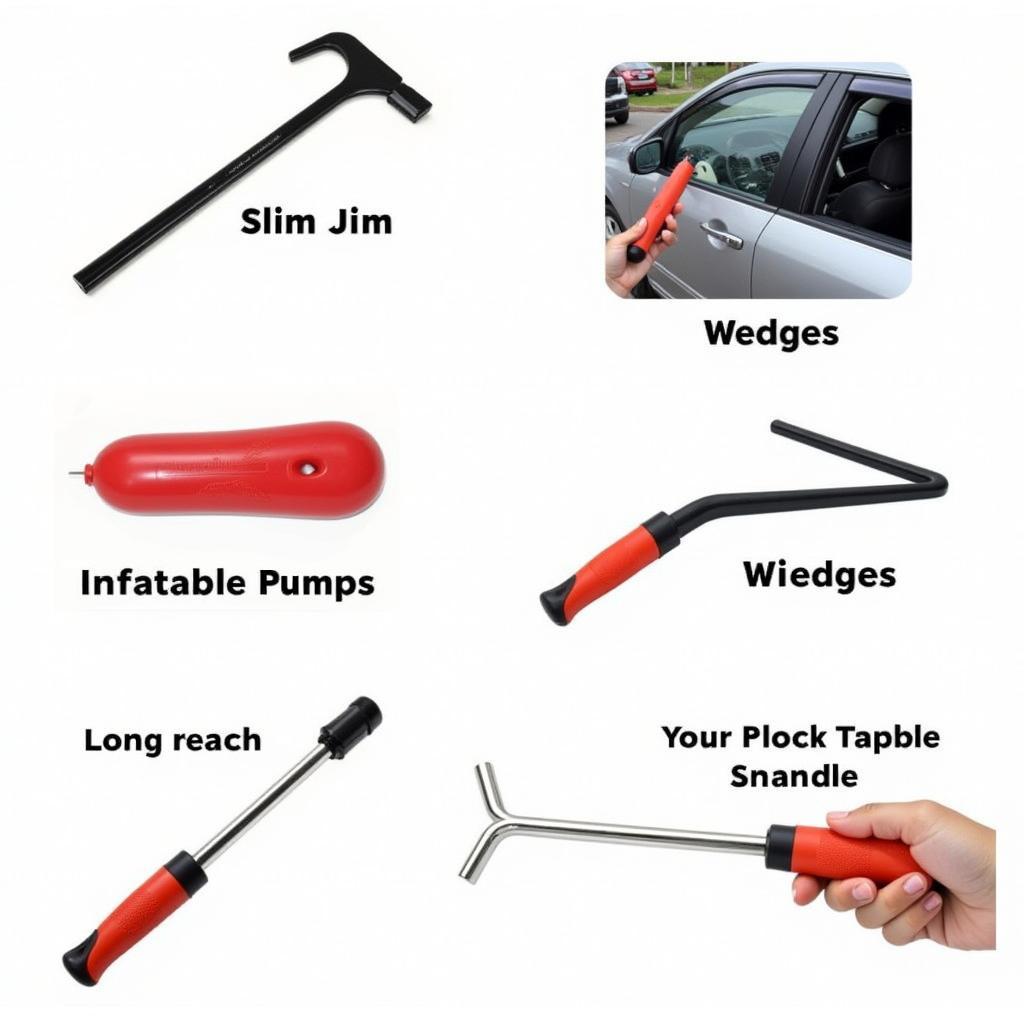 Tools for Reaching Inside Car Window to Unlock