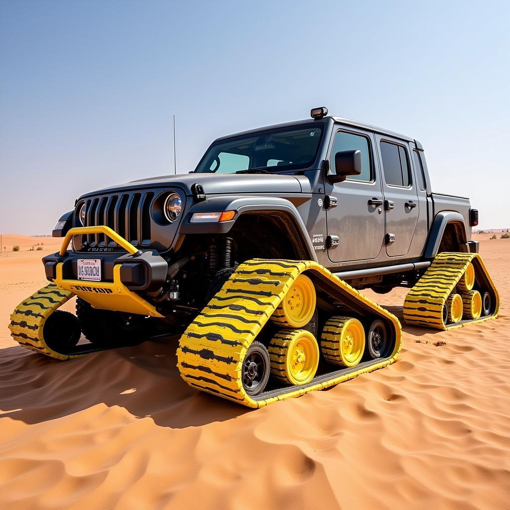 Recovery Tracks for Off-Road Vehicle in Sand