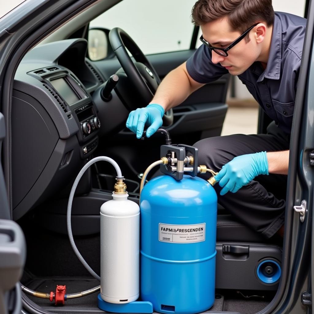 Professional Refrigerant Recovery Machine