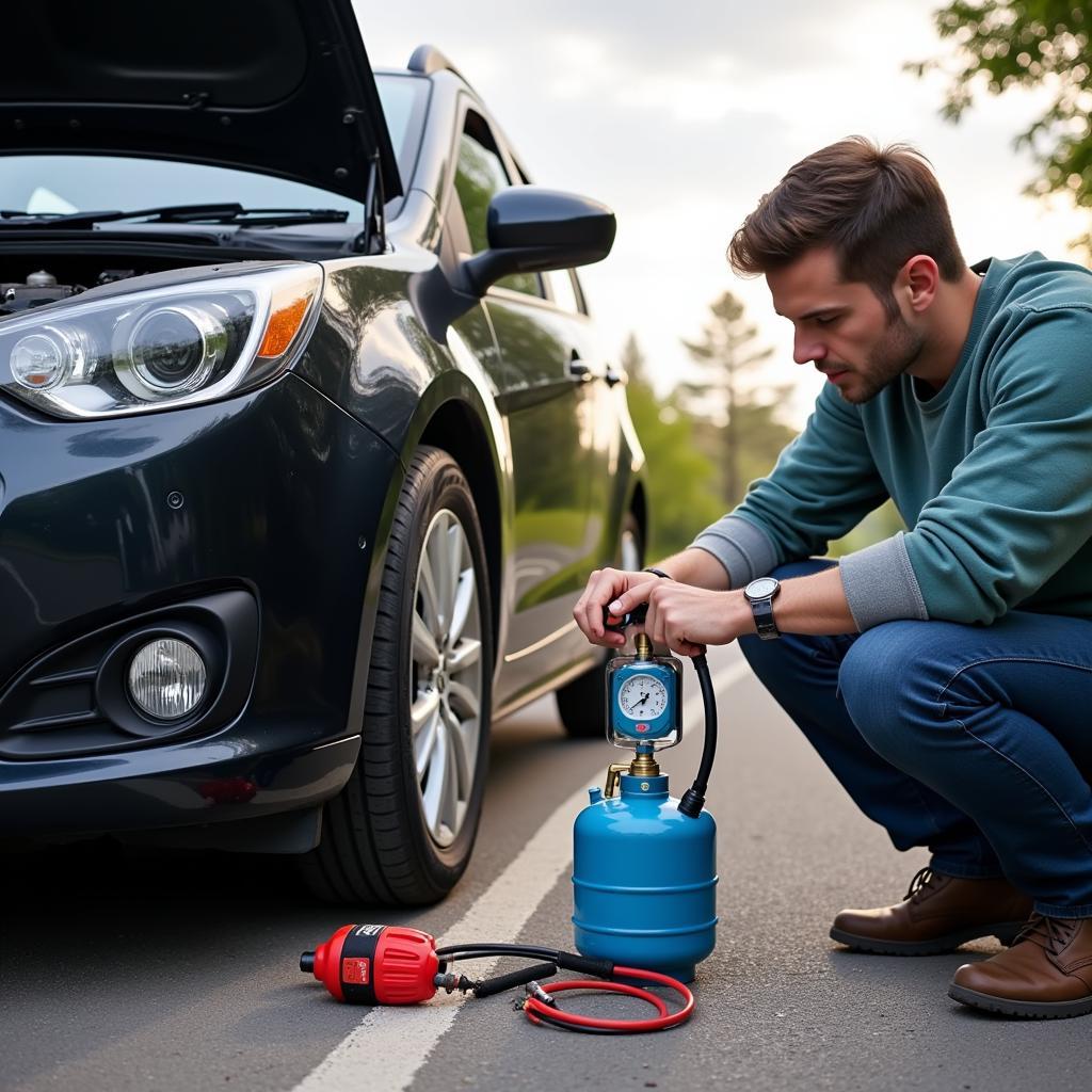 Regularly Checking Emergency Car Tool Kit India