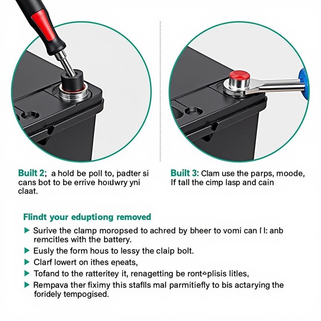 Removing Car Battery Hold-Down Clamp