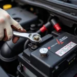 Removing the negative terminal of a car battery first