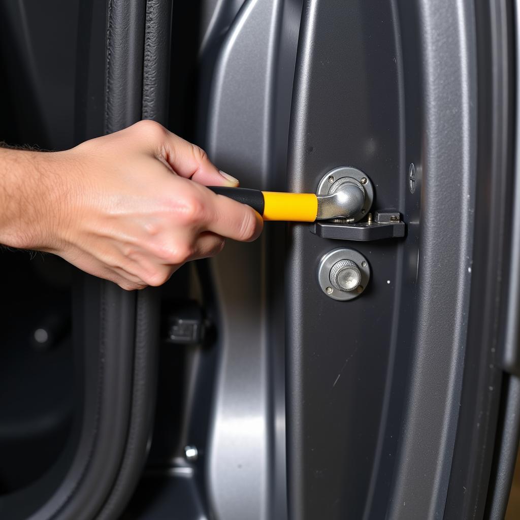 Removing a Car Door Panel