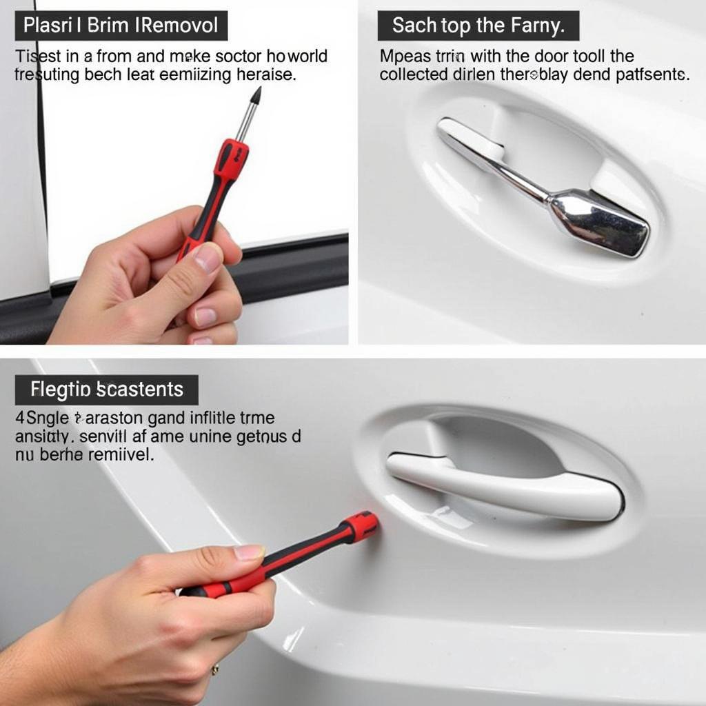 Removing Car Door Panel Using a Plastic Trim Tool